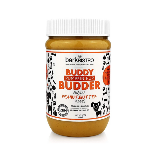 Mantequilla de cacahuate para perro sabor PUMPKIN PUP - golosinas saludables para perros